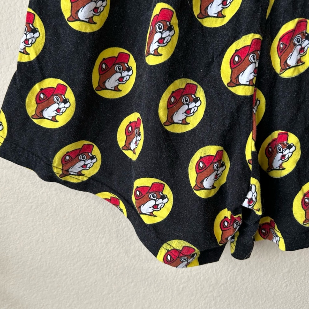 Shorts Boxer Style Bucee's Logo all over Black Red Yellow by Bucee's Child Large - Picture 6 of 12
